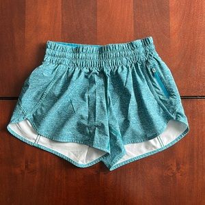 Lululemon Tracker short heathered blue size 6